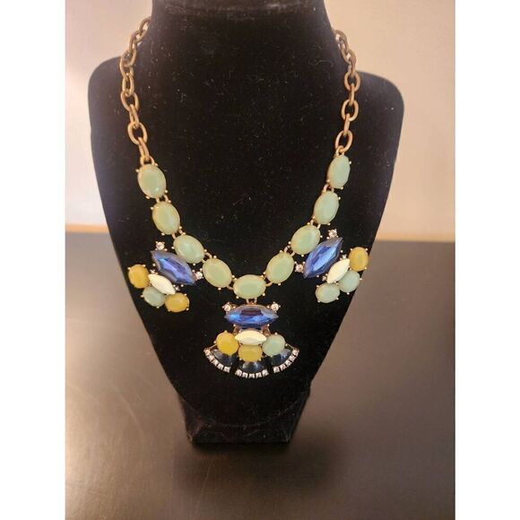 J. Crew Jewelry - J. CREW y2k statement necklace  faux gems